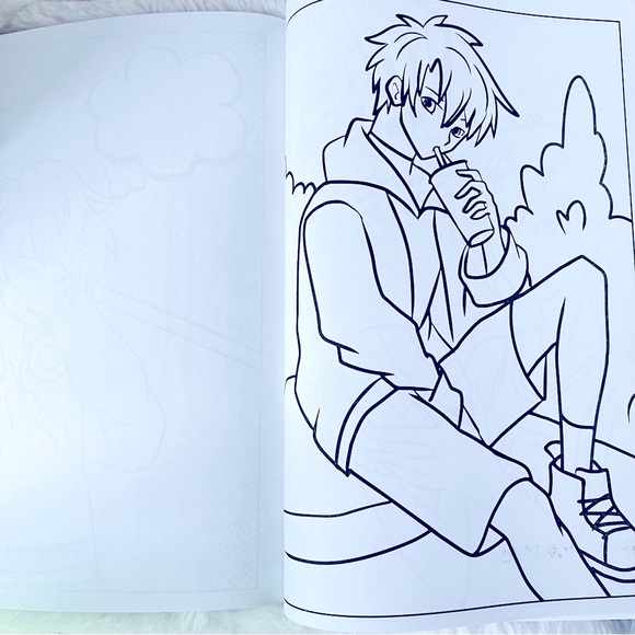 Pair of Anime coloring Books - Picture 2 of 4